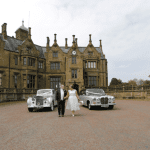 Brownlow House bride+and+groom+brownlow+castle+front 2