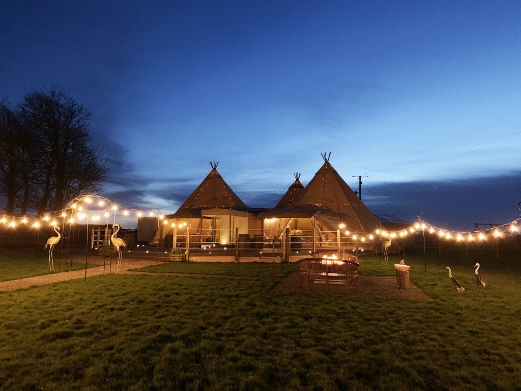 Fonmon Castle Wedding Venue Tipi