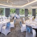 Holiday Inn London Shepperton Wedding breakfast set up (set 1,2, with dance floor) 2