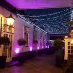 The Talbot, Ripley courtyard new lights 16