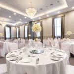 Villiers Hotel wedding venue Buckinghamshire dining chairs and table