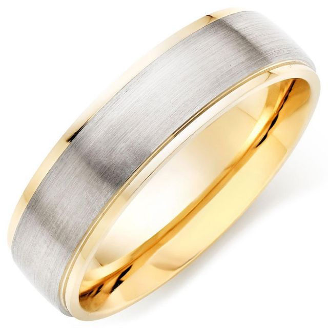 Tips for Choosing the Perfect Wedding Ring Platinum and 18ct Gold Matt Mens Wedding Ring Beaverbrooks.jfif 8
