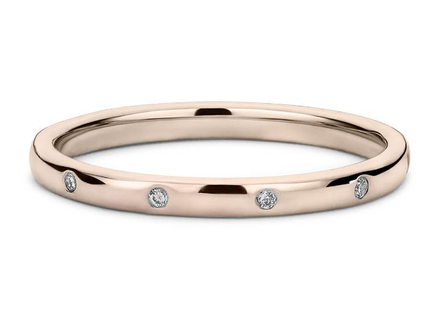 Tips for Choosing the Perfect Wedding Ring Rose gold and diamonds 10