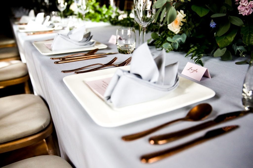 The Ultimate Wedding Photography Shot List Close up table min 7