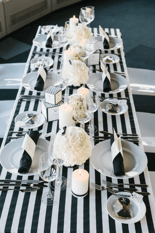 of the Best Wedding Trends for Modern monochrome Pinterest 13