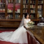 bride sat in council chamber