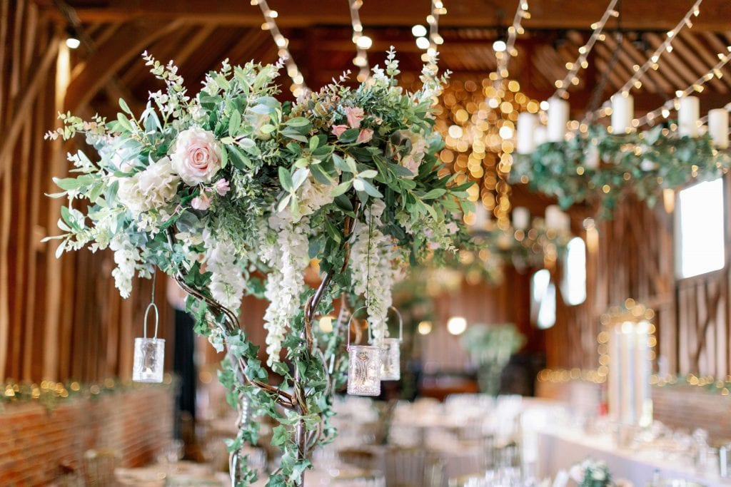 Lillibrooke Manor & Barns wedding venue floral decoration