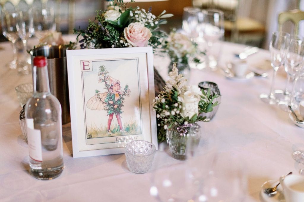 Lillibrooke Manor & Barns wedding venue table decorations