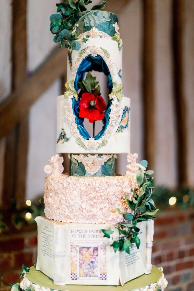 Lillibrooke Manor & Barns wedding venue wedding cake