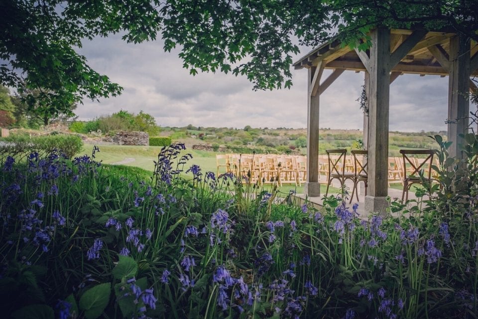 Trevenna wedding venue garden ceremony