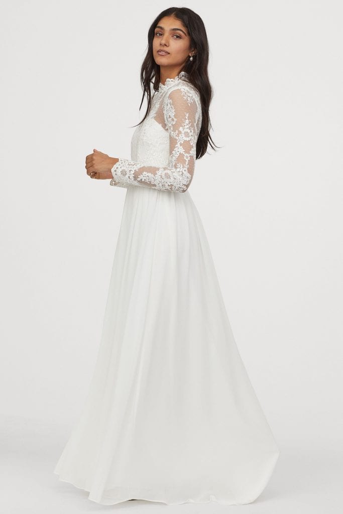 H and m on sale wedding dress uk