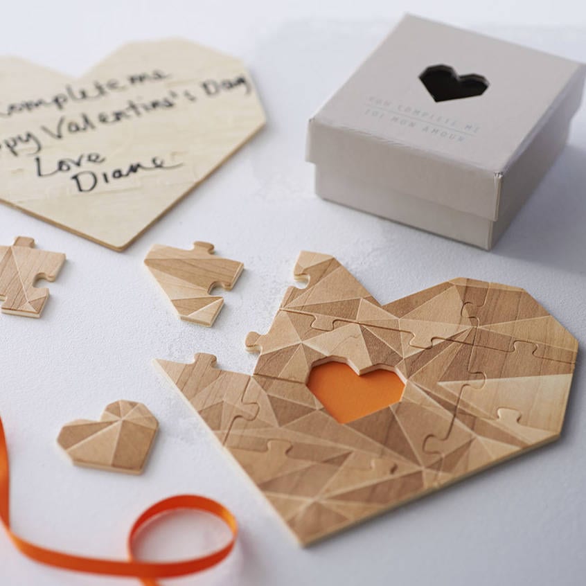 5th Anniversary gifts wooden jigsaw