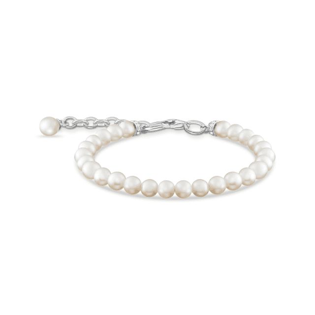 12th Wedding Anniversary Gift Ideas: Silk and Pearl Pearl bracelet 20