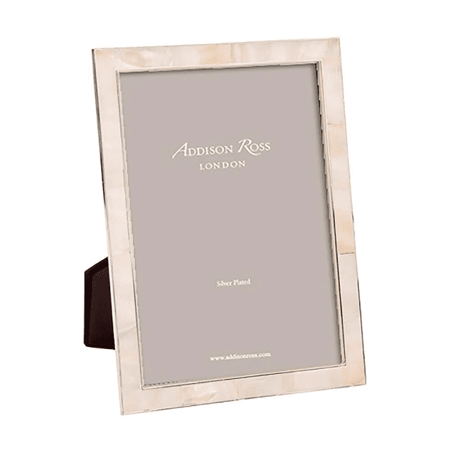 12th Wedding Anniversary Gift Ideas: Silk and Pearl Pearl photo frame 22
