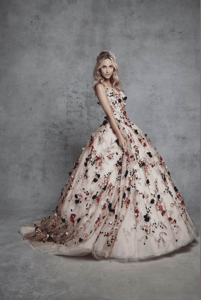 Coloured wedding dresses