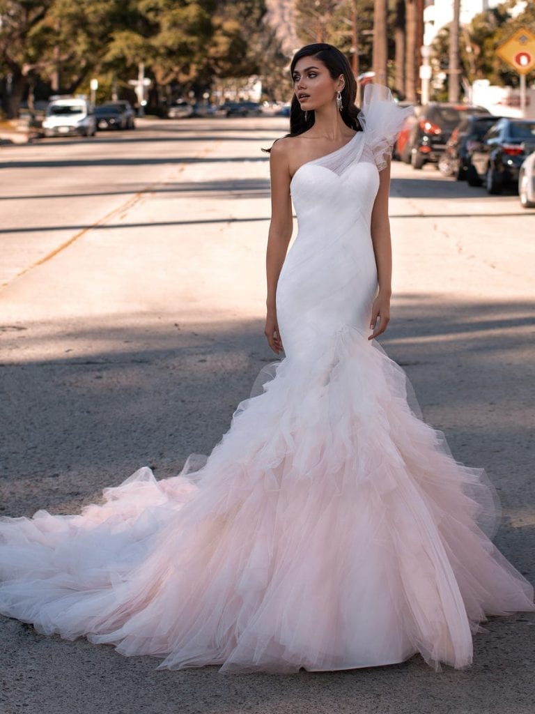 Coloured wedding dresses