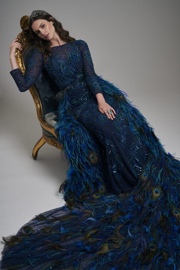 Coloured wedding dresses