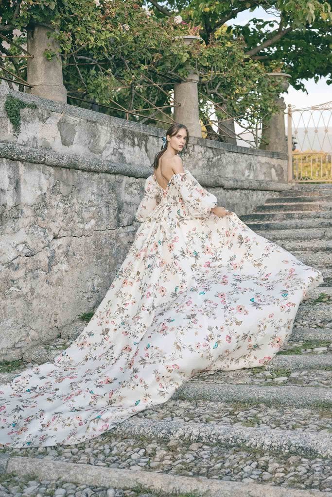 Coloured wedding dresses