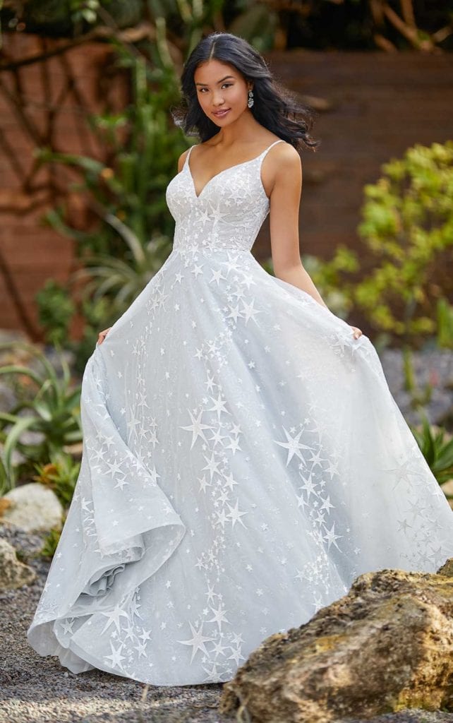 Coloured wedding dresses