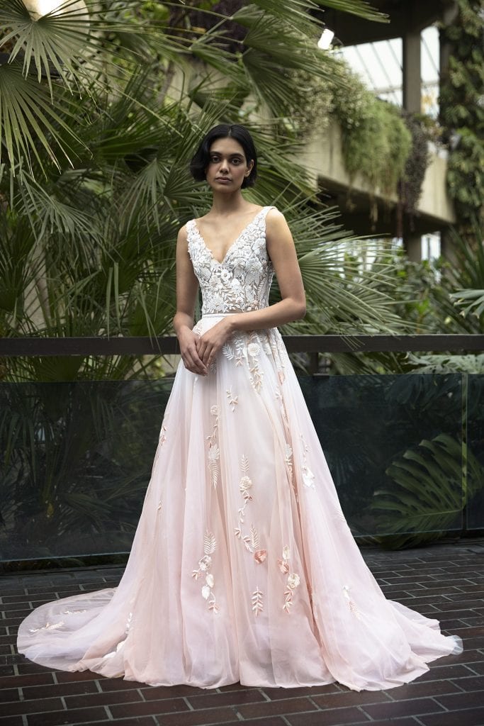 Coloured wedding dresses