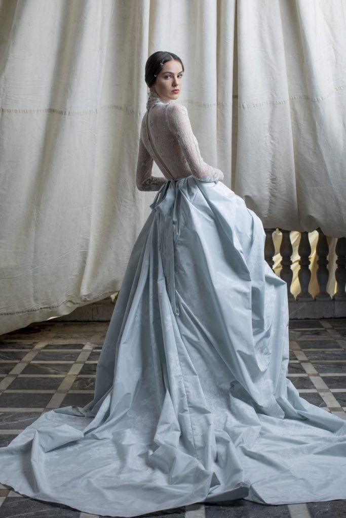 Coloured wedding dresses