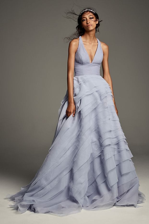 Coloured wedding dresses