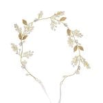 Oliver Laudus aphrodite gold leaf hair vine hair vines bridal 7