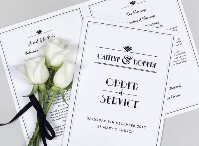 Wedding Order Of Service