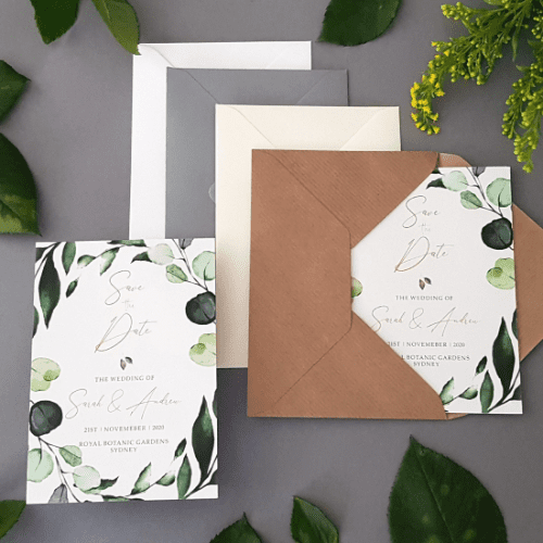 The Best Save The Date Cards On The High Street Sienna Mai botanical 1