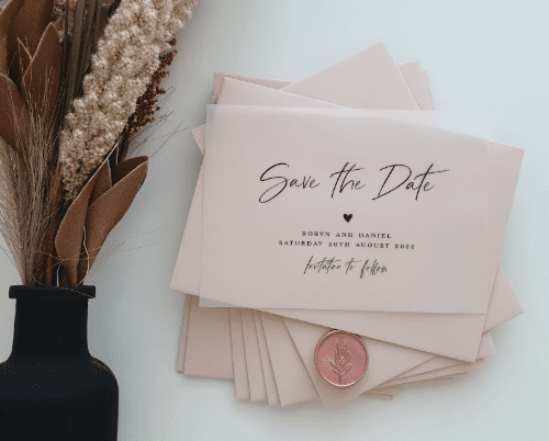 The Best Save The Date Cards On The High Street Vellum save the date 6