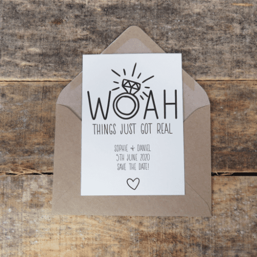 The Best Save The Date Cards On The High Street The T Bird funny save the date 7