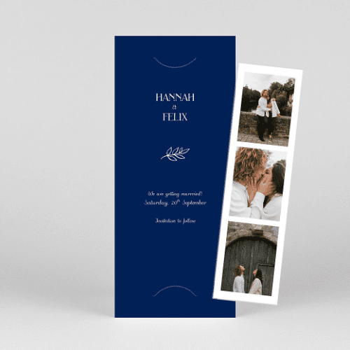 The Best Save The Date Cards On The High Street Photo bookmark save the date 13