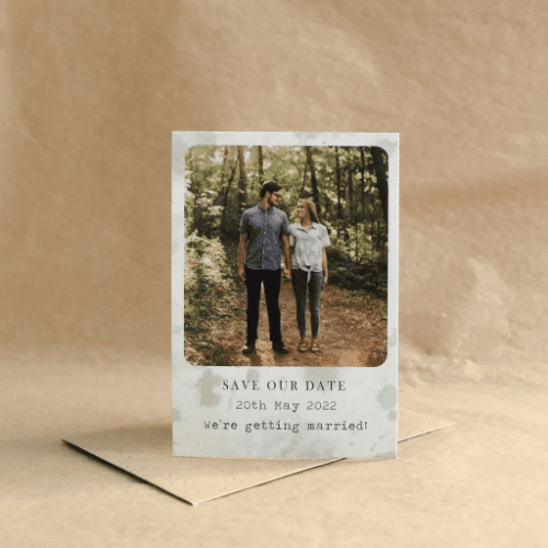 The Best Save The Date Cards On The High Street Vintage polaroid save the date 14