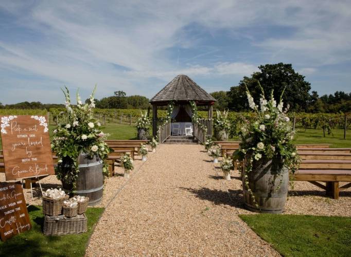 Three Choirs Vineyard Wedding Venue Southamptonshire