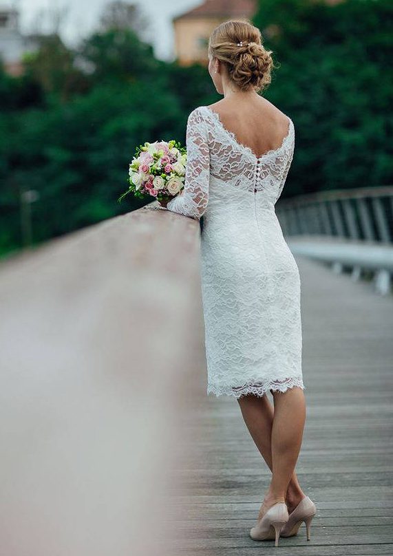 Stunning Wedding Dresses for Older Brides 5