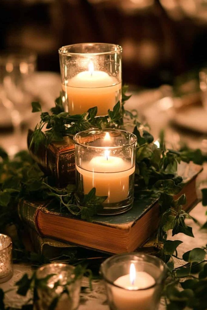 book centerpieces
