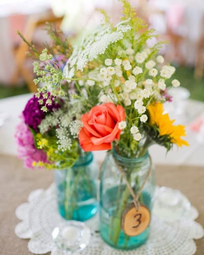 DIY Wedding Centrepiece