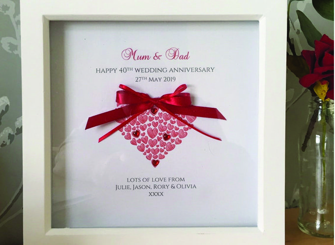 40th Wedding Anniversary Gift Ideas