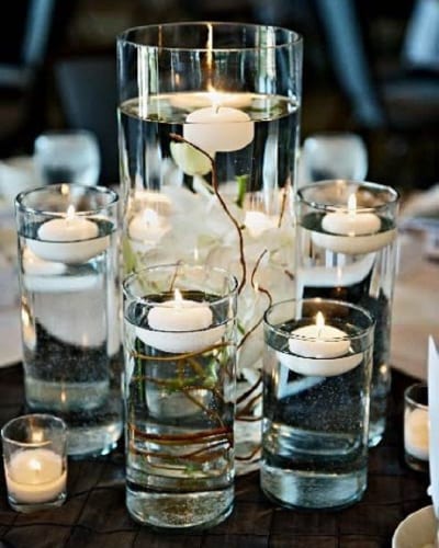 Budget Wedding Centrepieces