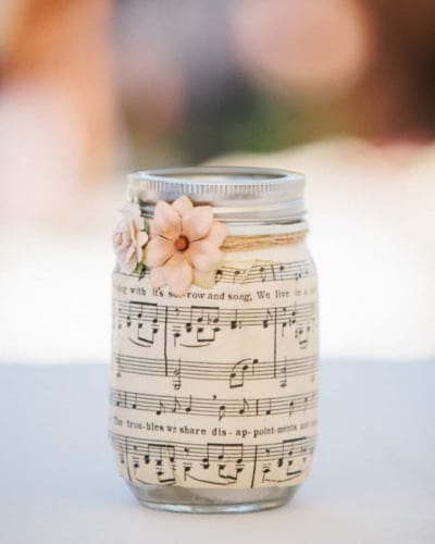 Budget Wedding Centrepieces