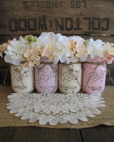 Budget Wedding Centrepieces