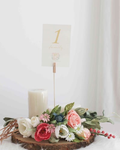 Budget Wedding Centrepieces