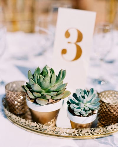 Budget Wedding Centrepieces