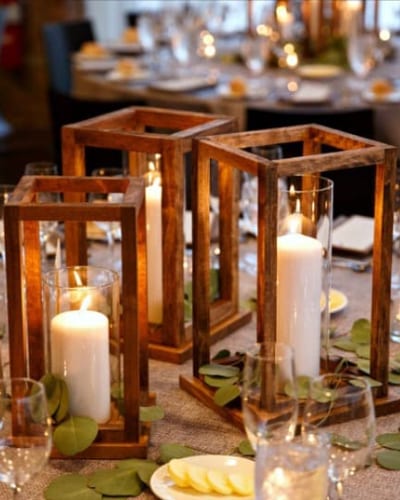 Budget Wedding Centrepieces