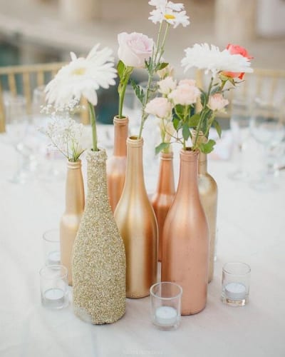 Budget Wedding Centrepieces