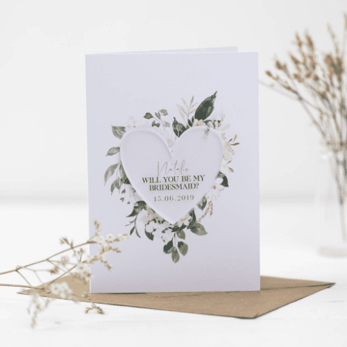 Our Favourite ‘Will You Be My Bridesmaid?’ Gifts string card 24
