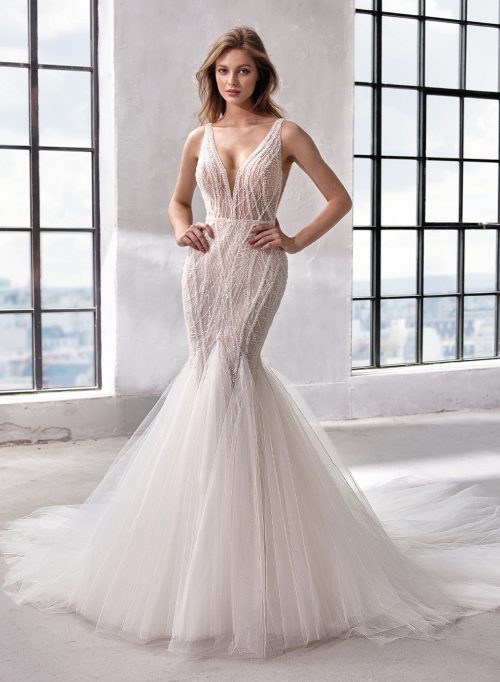 Stunning Fishtail Wedding Dresses for Badgley M 28