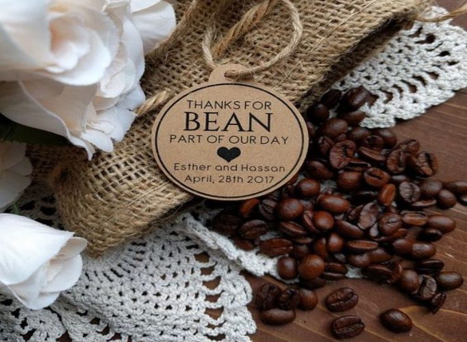 Easy DIY Wedding Favours for Frugal Couples Coffee Beans 9