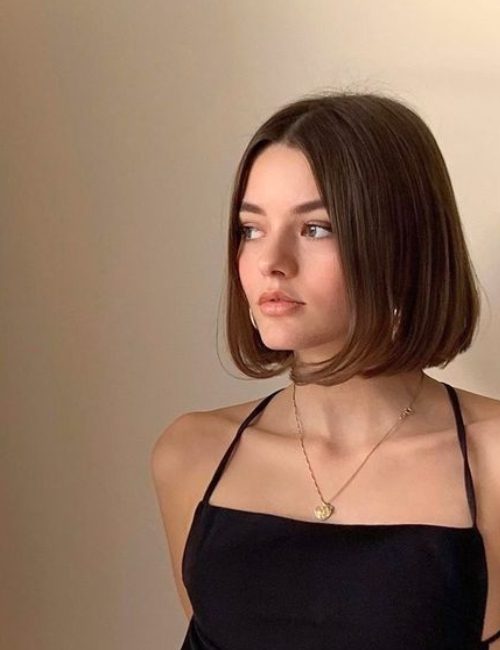 Gorgeous Bridesmaid Hairstyles for Blunt Bob 35