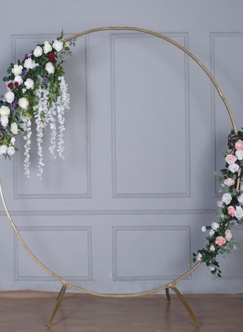 Inventive DIY Wedding Arch Ideas Circle 10